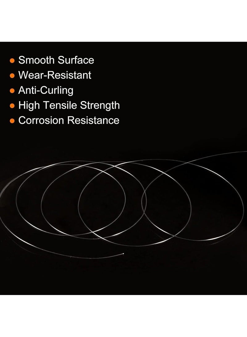 جود تول خيط صيد شفاف, خيط صيد نايلون, خط الصيد الاحترافي, سلك صيد شفاف غير مرئي معلق, للزينة المعلقة والخرز والحرف اليدوية والطائرات الورقية 500 م × 0.4 مم - Image 5